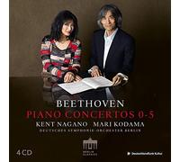 MARI KODAMA DEUTSCH - BEETHOVEN PIANO CONCERTOS 0-5 - CD - F4z