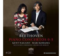 MARI KODAMA DEUTSCH - BEETHOVEN PIANO CONCERTOS 0-5 - CD - P2222z