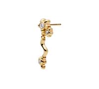 Maria Black Aster Earring Single Goldplated Silver 100995YG - Woman - 925 Sterling Silver Gold