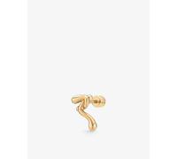 Maria Black Womens Gold Powderpuff 18ct Yellow Gold-plated Recycled Sterling-silver Stud Earring 1 Size