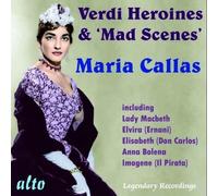MARIA CALLAS - Verdi Heroines Mad Scenes - CD - E1398z