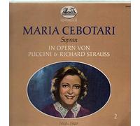 Maria Cebotari - Maria Cebotari II: In Opern Von Puccini & Richard Strauss [Vinyl LP]