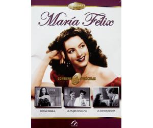 MARIA FELIX GRANDES IDOLOS: DOÑA DIABLA / LA MUJER SIN ALMA /LA DEVORADORA
