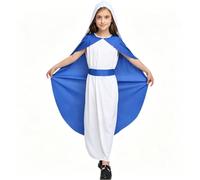 Maria Girls' Costume Cosplay Outfit with Head Guard | Mary with Cape for Daughter Children Students Lovers Party Cosplay Event Stage