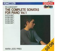 Maria Jo??o Pires ~ Mozart - The Complete Sonatas for Piano Vol. 1 (KV.279 ~ KV.283) (1993-08-27)