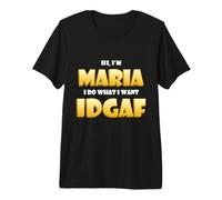 Maria Joke IDGAF Meme Funny Halloween Costume for Marias Premium T-Shirt