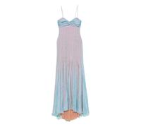Maria Lucia Hohan Giustina pleated silk dress - Blue 34-36-38