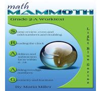 Maria Miller Math Mammoth Grade 2-A Worktext Paperback Book Maria Miller Multicolor