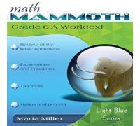 Maria Miller Math Mammoth Grade 6-A Worktext Paperback Book Maria Miller Multicolor