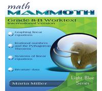 Maria Miller Math Mammoth Grade 8-B Worktext, International Version Paperback Book Maria Miller Multicolor