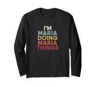 Maria Name Maria Personalized Name First Given Long Sleeve T-Shirt