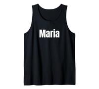 Maria Name Personalized First Names Epic Minimal Text Tank Top