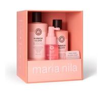 Maria Nila Mirror Gloss Beauty Box - Smooths Frizz and Adds Shine | Colour-Safe Gift Set for Dull, Frizzy Hair | Chia Peptides and Quinoa Oligopeptides Soften