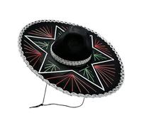 Mariachi Hat - Large Brim Traditional Dress Up, Mexican Style Headwear