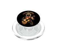 Mariachi Music Pug Guitar Lover PopSockets PopGrip for MagSafe