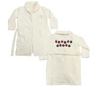 Mariah Carey Official Christmas Cozy Plush Bathrobe, Off-white, S-M