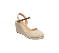 'Mariah' Espadrille Wedge Shoes Lotus Natural 4