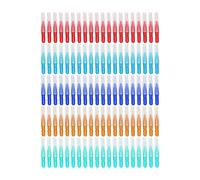 marian 100Pcs Interdental Brush Teeth Soft Dental Tooth Floss Interdental Brush Refill Dental Toothpick Cleaners