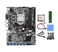 marian 12 Card B75 BTC +CPU+Fan+Thermal Pad+4G DDR3 + Cable+ 12 USB3.0 LGA1155 DDR3 SATA3.0