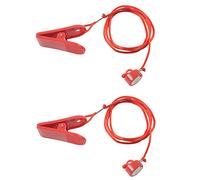 marian 2X Running Machine Safety Key Treadmill Magnetic Switch Lock Fitness Red