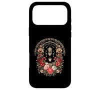 Marian Catholic Virgin Mary Marian Floral Cross Religious Case for iPhone 17 Pro Max