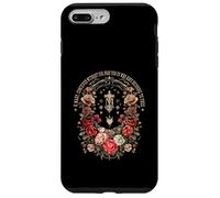 Marian Catholic Virgin Mary Marian Floral Cross Religious Case for iPhone 7 Plus/8 Plus