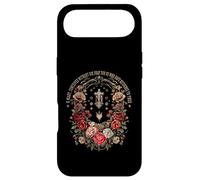 Marian Catholic Virgin Mary Marian Floral Cross Religious Case for iPhone Air