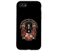 Marian Catholic Virgin Mary Marian Floral Cross Religious Case for iPhone SE (2020) / 7/8