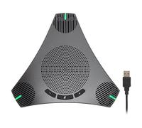 marian Conference Speaker and Microphone, 360° Omnidirectional Microphone with USB Hub and Intelligent DSP Noise Reduction