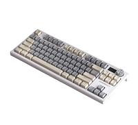 marian LT84RGB Bluetooth 2.4G Wired Illuminated Gaming Mechanical Keyboard Sea Air Mechanical Switch (White)