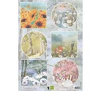 Marianne Design A4 Cardtoppers Sheet - Spring Wishes Swans EWK1291