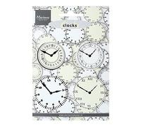 Marianne Design Clocks Decorations, Paper, Multicoloured, 14.9 x 11 x 0.1 cm
