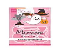 Marianne Design COL1473 Collectables Halloween Detailed Cutting Dies and Embossing Details in Paper Crafts, Pink, One Size