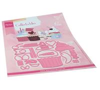Marianne Design COL1481 Collectables Cupcakes for Detailed Cutting Dies and Paper Craft Embossing Detail, Pink, One Size