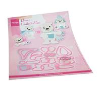 Marianne Design Collectables, Arctic Bear, Intricate Designs and Embossed Details for Paper Crafts, Pink, One Size