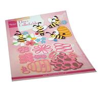 Marianne Design Collectables, Bees, Intricate Designs and Embossed Details for Paper Crafts, Pink, One Size
