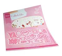 Marianne Design Collectables, Doctor's Set by Marleen, Intricate Designs and Embossed Details for Paper Crafts, Pink, One Size