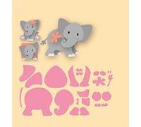 Marianne Design Collectables, Eline's Baby Elephant, Intricate Designs and Embossed Details for Paper Crafts, Pink, One Size