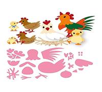 Marianne Design Collectables Eline's Chicken Family Die, Pink