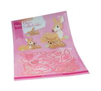 Marianne Design Collectables, Eline's Deer Family, Intricate Designs and Embossed Details for Paper Crafts, Pink, One Size