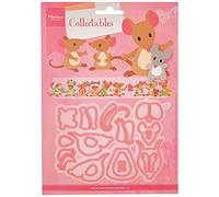 Marianne Design Collectables Eline's Mice Family Die, Pink