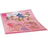 Marianne Design Collectables Meerkats Cutting Dies for Intricate Patterns and Embossed Detail in Paper Crafts, Metal, Pink, One Size