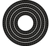 Marianne Design "Craftable Passe Partouts" Circles Die, Metal, Grey,10.7x10.7x0.1 cm