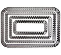 Marianne Design Craftables Basic Shapes Stitch Rectangle Die, Grey