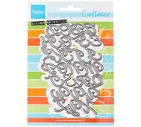 Marianne Design Craftables,Classic Alphabet Upper case Cutting and Embossing Die for Craft Projects, Argent