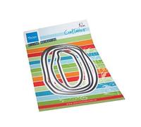 Marianne Design Craftables, Long Backgrounds by Marleen, for Paper Craft Projects, Silver or White, One Size