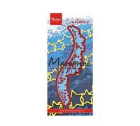 Marianne Design Creatables Border: Ice Crystals Die, Metal, Blue, 18.5 x 8.4 x 0.2 cm