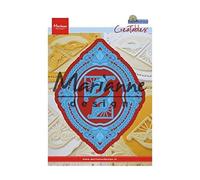Marianne Design Creatables Petra's Oval & Corners Die, Metal, Blue, 19.1 x 13.4 x 0.2 cm