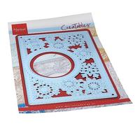 Marianne Design Creatables, Rectangle Snowflakes, for Paper Craft Projects, Light Blue, One Size