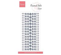 Marianne Design Enamel Dots Stickers - Silver Glitter PL4524